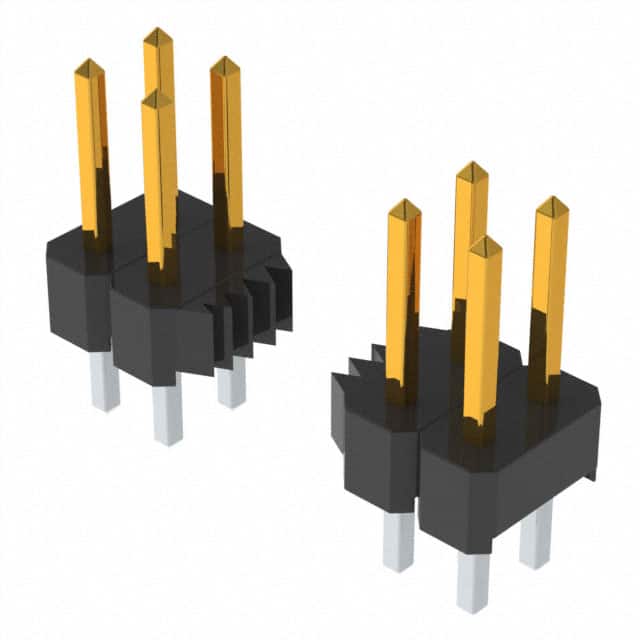 2314-6121-TG 3M  Embases à broches mâles